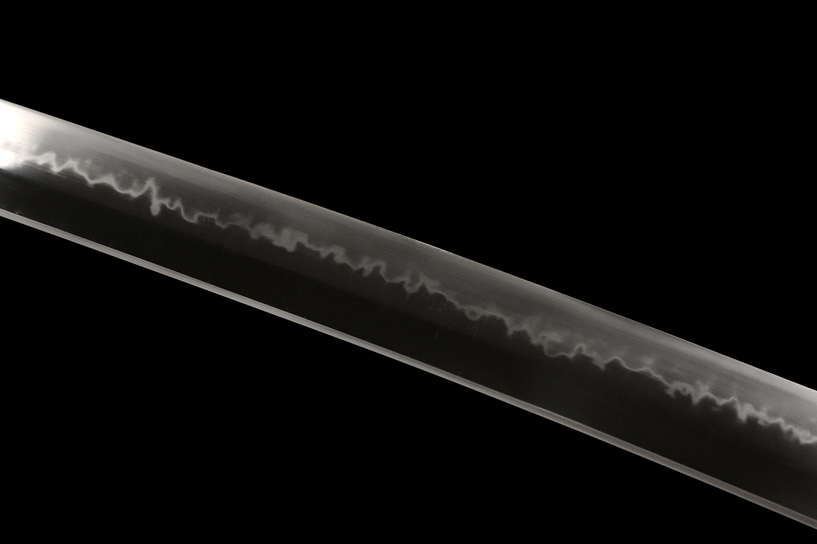 Clay Tempered L6 Steel Blade Full Tang Japanese Samurai Katana Sword Choji Hamon