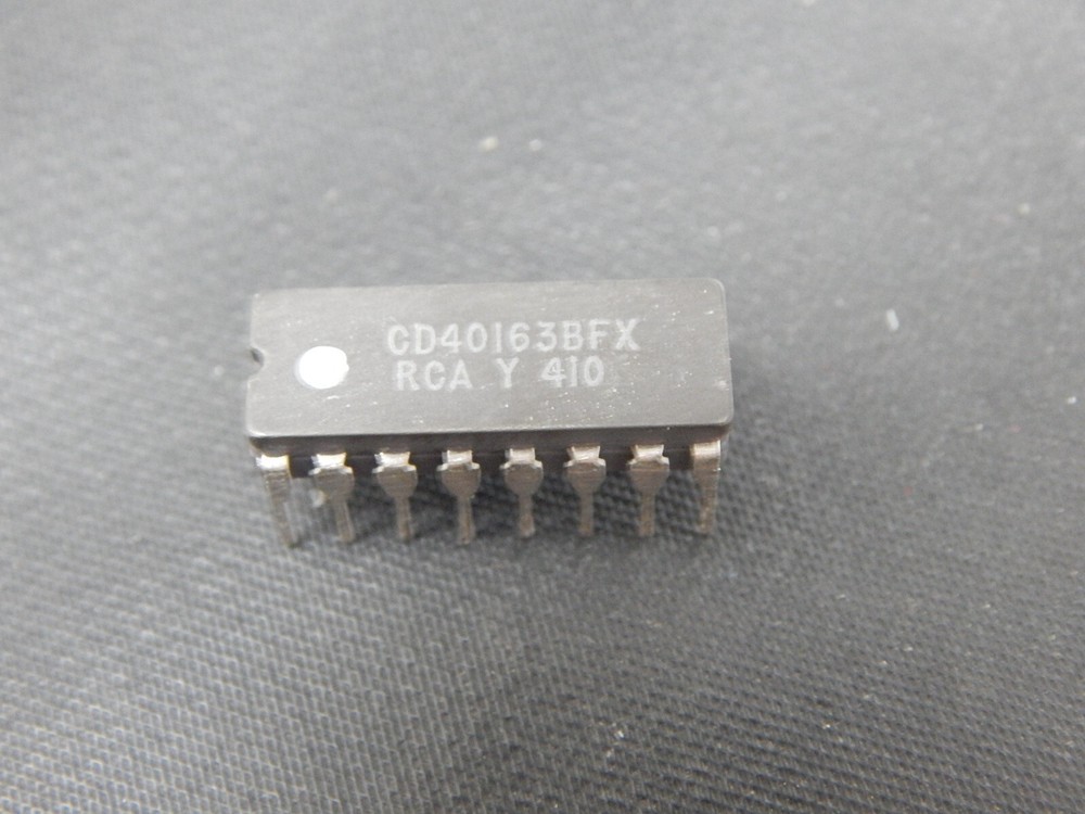 RCA CD40163BFX IC ,Binary Counter, Synchronous, Up Direction, CMOS, CDIP-16