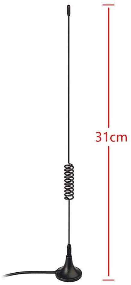 Bingfu Magnetic Base Wireless Microphone Receiver Antenna UHF BNC