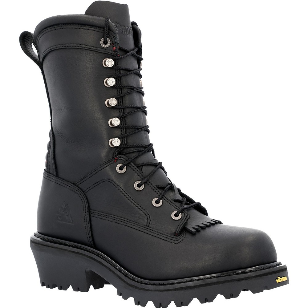 Rocky Code Red Logger Fire Boot