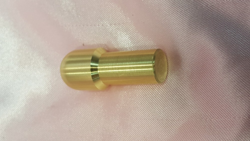 Brass Muzzle Lap - 1/2"- Gunsmith Tools-Rifle-Pistol Crowning-Lapping Crown