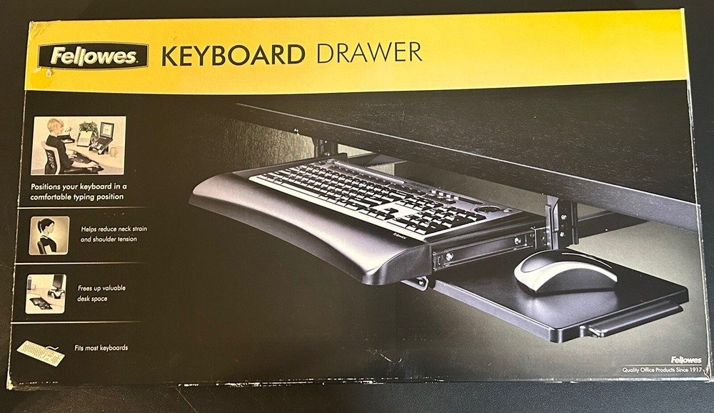 Fellowes Office Suites Underdesk Keyboard Drawer