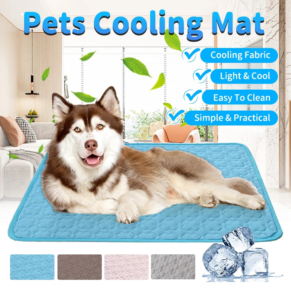 59"x39.3" Large Pet Cooling Mat Cool Summer Pad Cushion Dog Cat Puppy Blanket