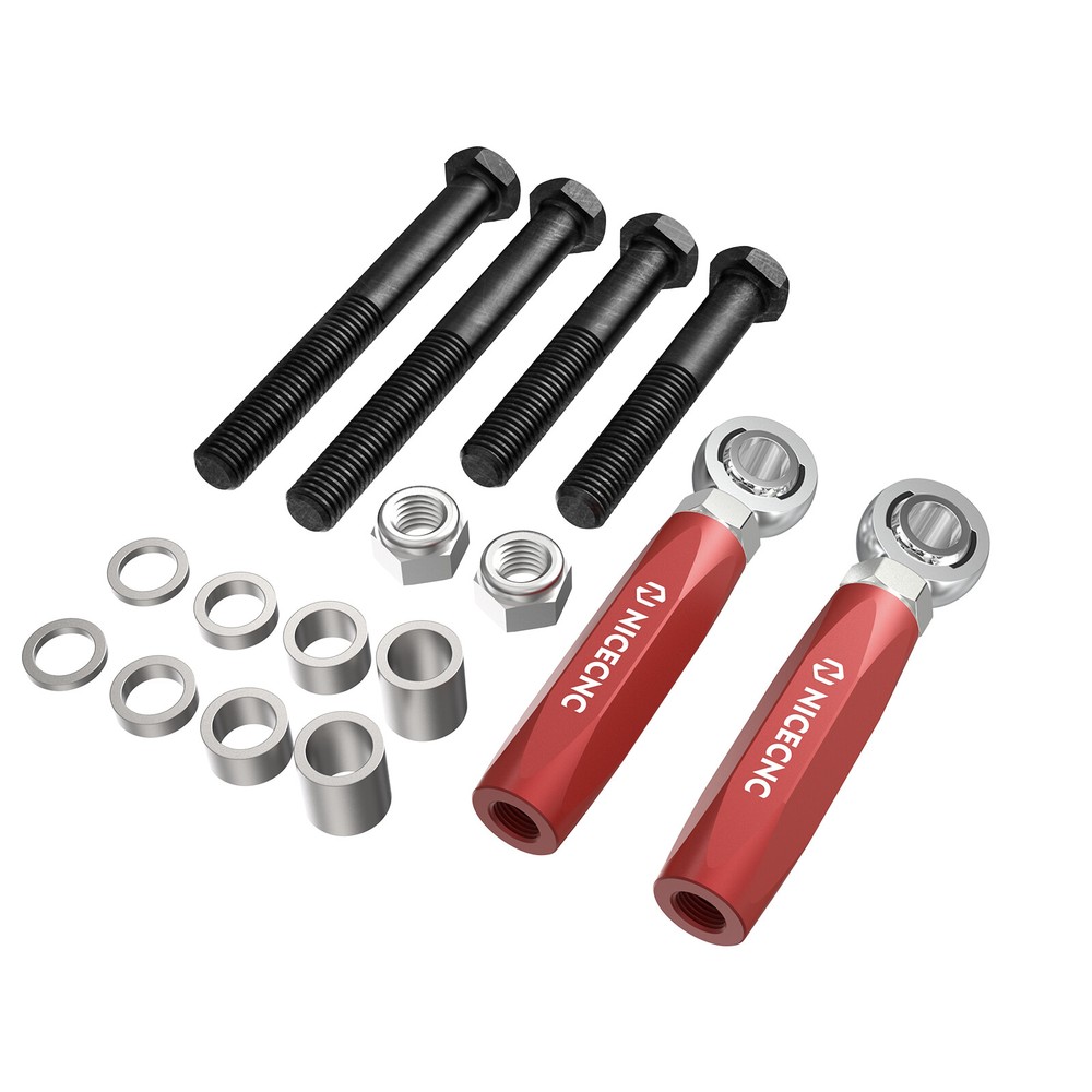 Adjustable outer tie-rod ends For Maximum Bump Steer Kit Manual Rack For Mustang