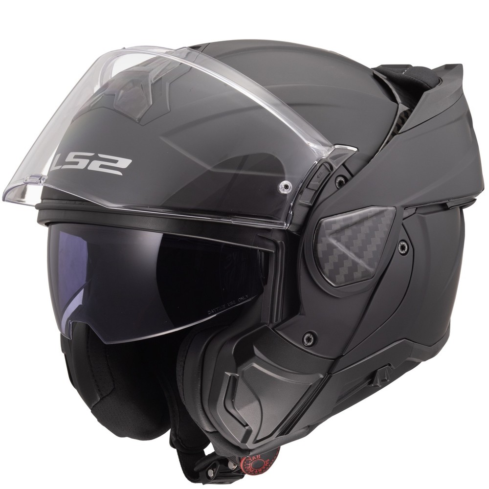 Advant II Solid Modular Motorcycle Helmet w/ SunShield Matte Black 2XL