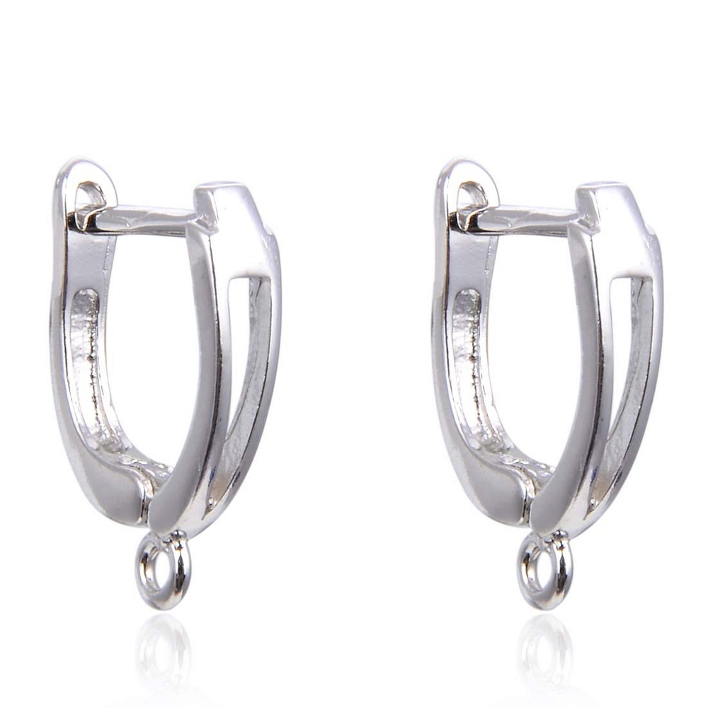 4pcs Authentic Sterling Silver Leverback Earring Hooks Strong Dangle Ear Wire...