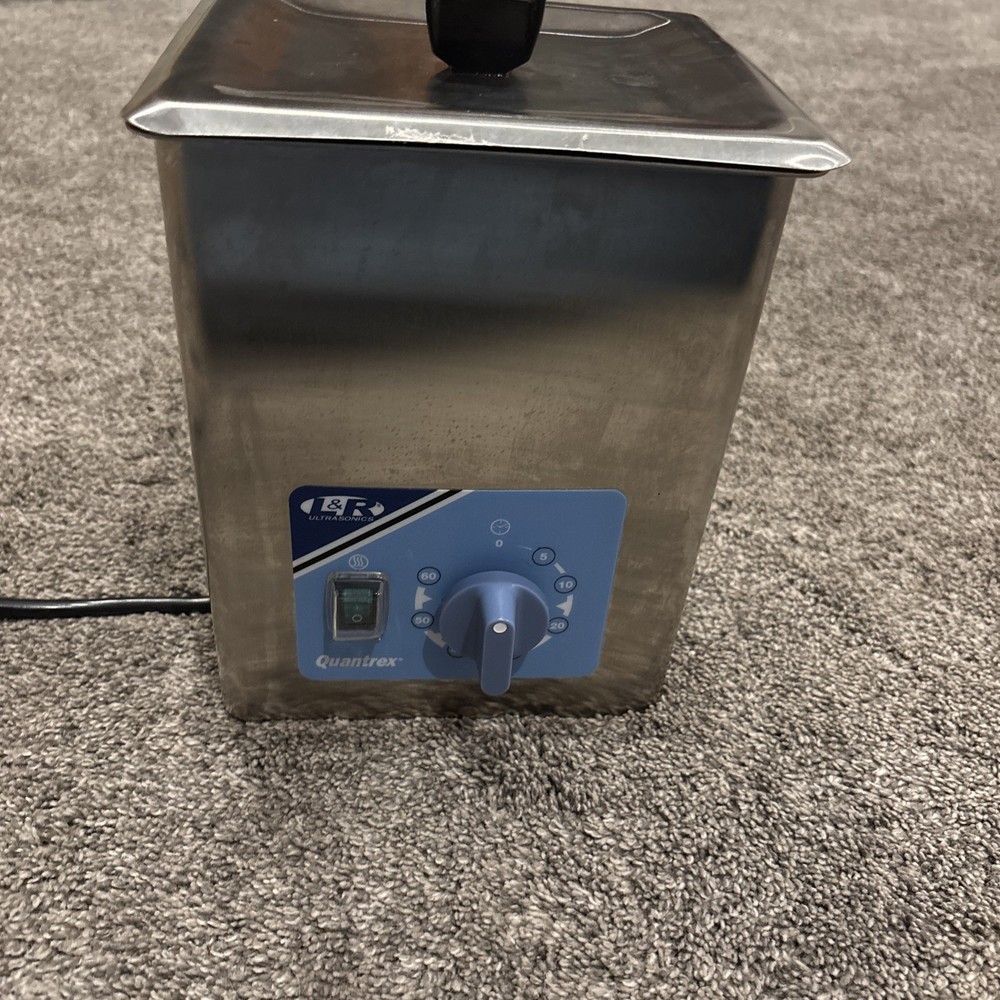 Quantrex Q90H Ultrasonic Cleaner L&R Model Missing Basket