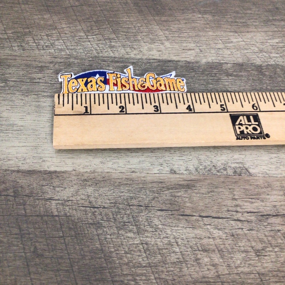 Texas Fish & Game Embroidered Patch
