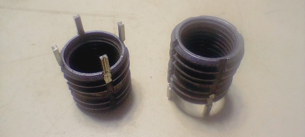 55 ct. Tridair MS51831CA206L Keyed 1/2"-20 Solid Wall Threaded Inserts