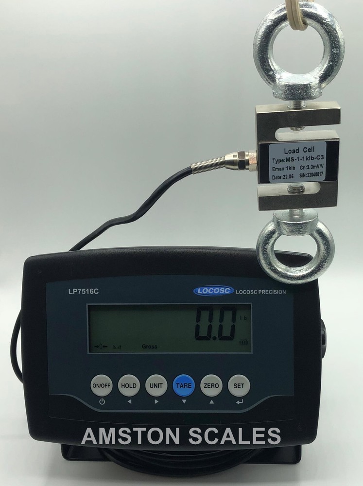 150 LB S-TYPE LOAD CELL & LCD DISPLAY ARCHERY DRAW BOARD COMPOUND LONG BOW SCALE