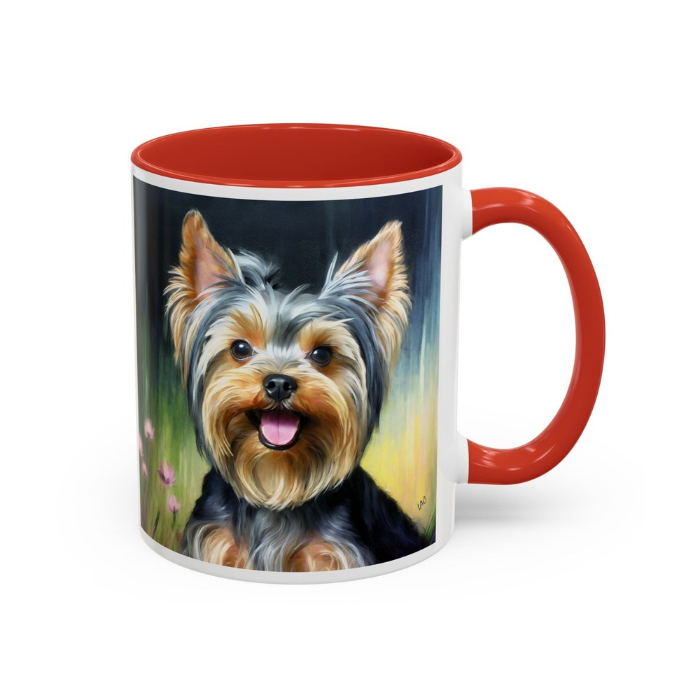 Yorkshire Terrier Ceramic Accent Coffee Mug