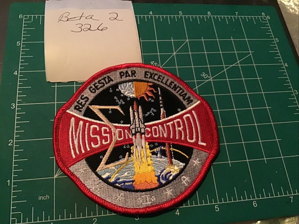 NASA MISSION OPERATIONS -RES GESTA PER EXCELLENTIAM- ORIGINAL SPACE PATCH