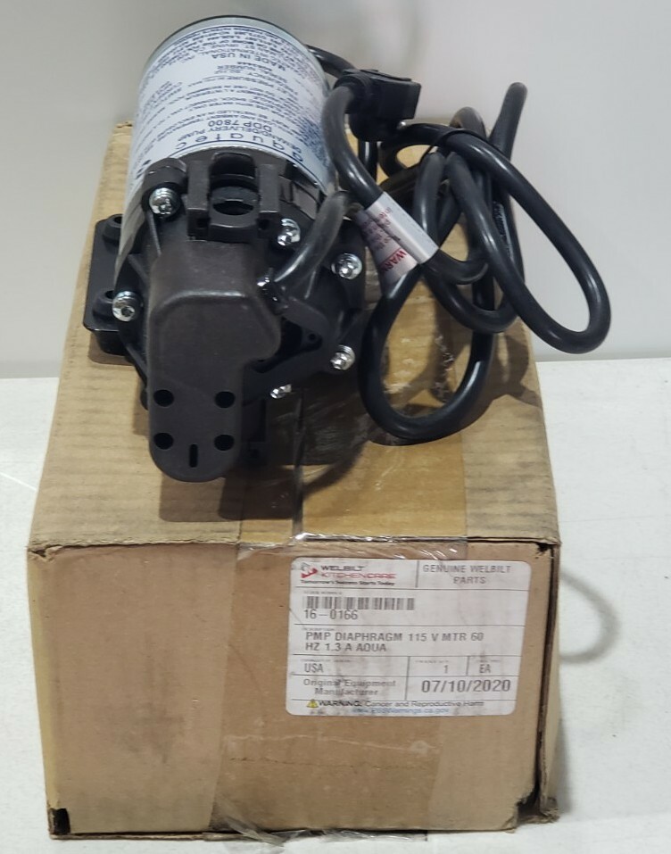 Welbilt Aquatech 16-0166 Pump Diaphragm 115 V Mtr 60 Hz - Genuine DDP7800 Lancer
