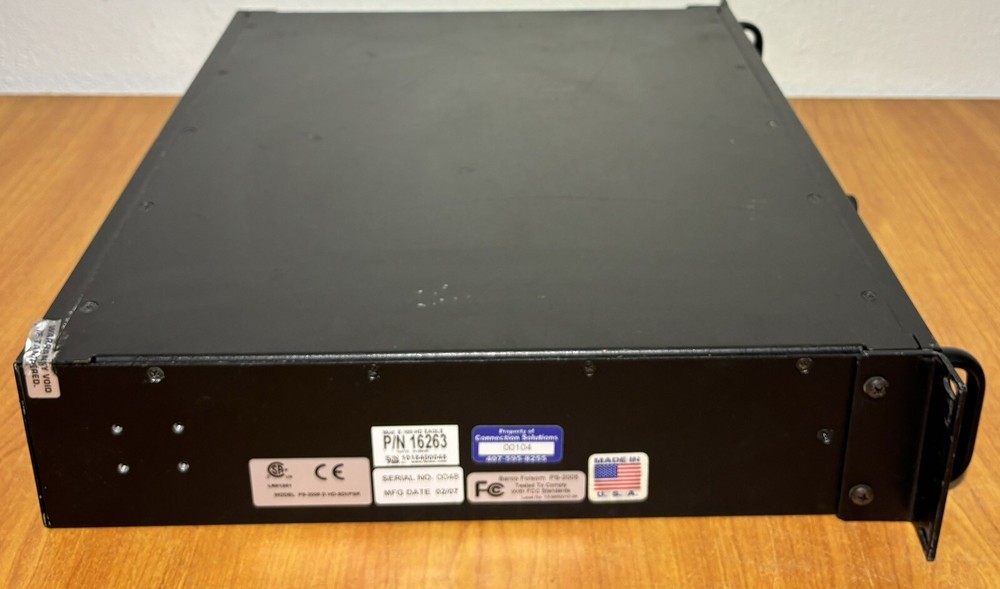 FSR Eagle 100/HD Seamless Video Switcher