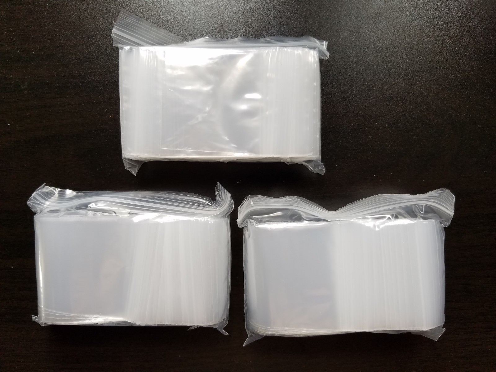 1000 ZIP SEAL BAGS 2" x 2" CLEAR 2 MIL PLASTIC RECLOSABLE TOP LOCK MINI BAGGIES