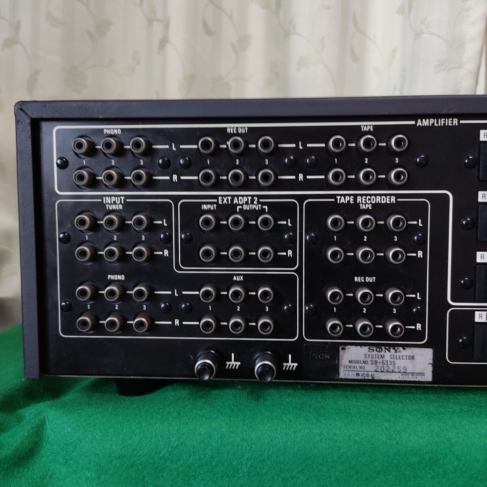 Sony SB-5335 System Selector Amplifier Maintenance completed Working condition