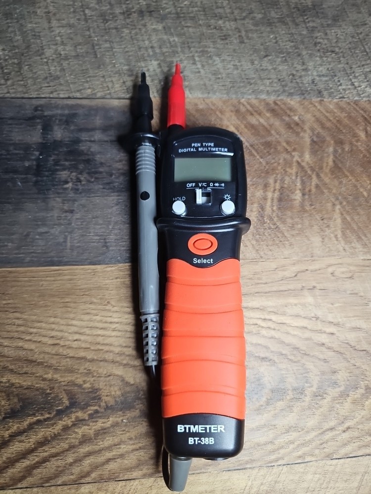 Digital Pen Multimeter AC DC 600V Voltmeter, 60M Ohm BT-38B (2000 Counts)