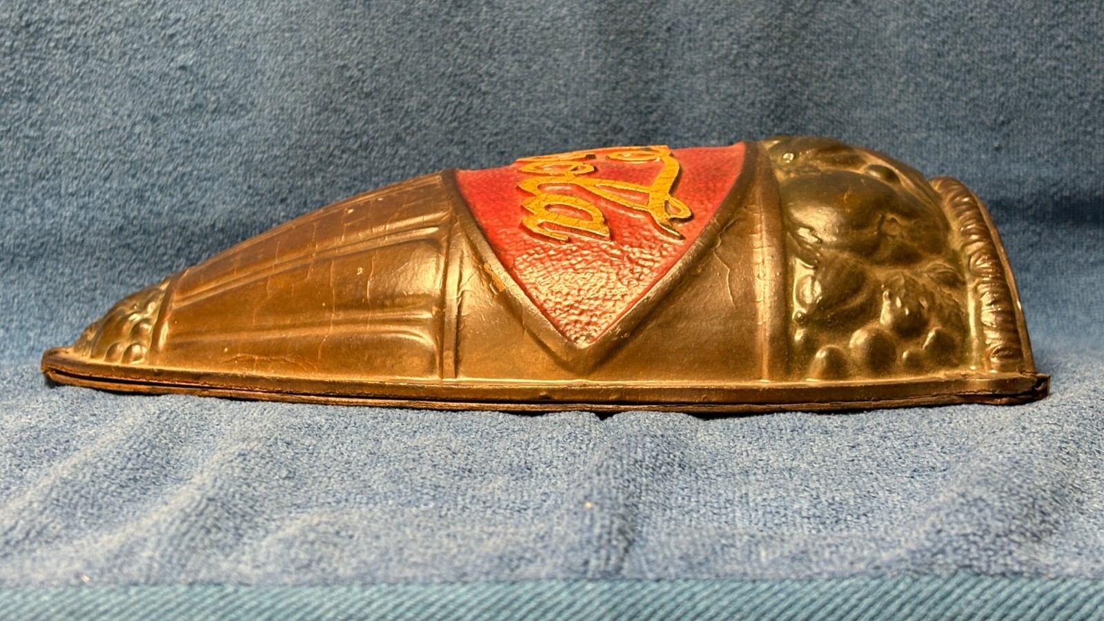 Coca Cola Original Wall Pocket Sconce Scarce Coke c.1925 Advertising Wall Sign