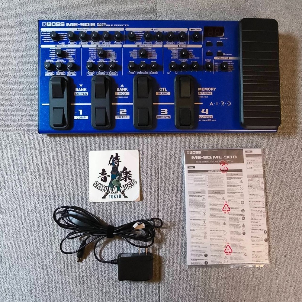 BOSS ME-90B Bass Multi-Effects 8 Multi-Function Foots witches Processor Adapter