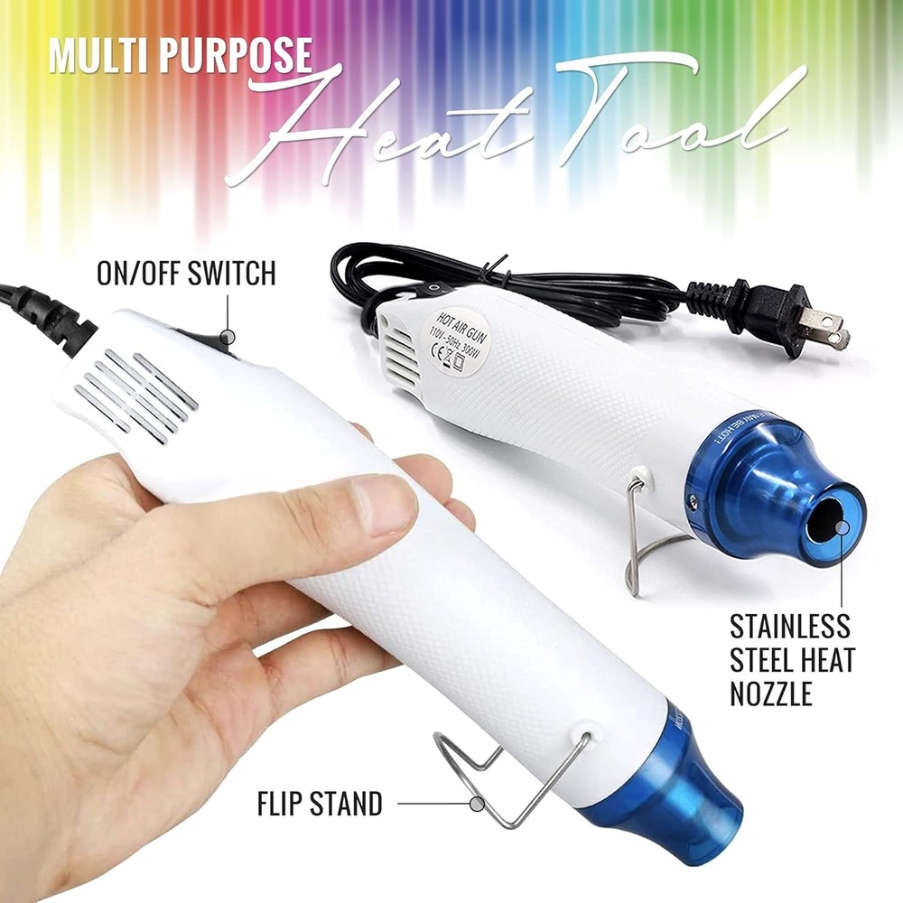 Embossing Kit with Heat Tool Bundle, Embossing Powders, Complete Embossing St...