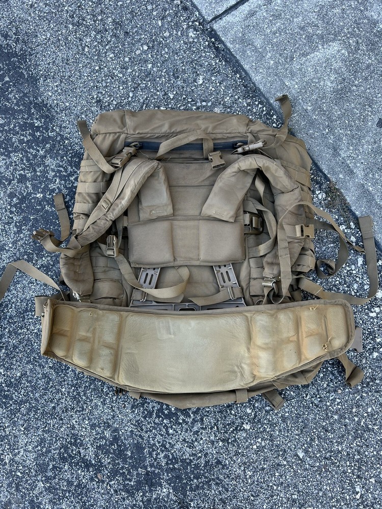 DAMAGED USMC Complete Main Pack FILBE Coyote Backpack Large Rucksack Assault