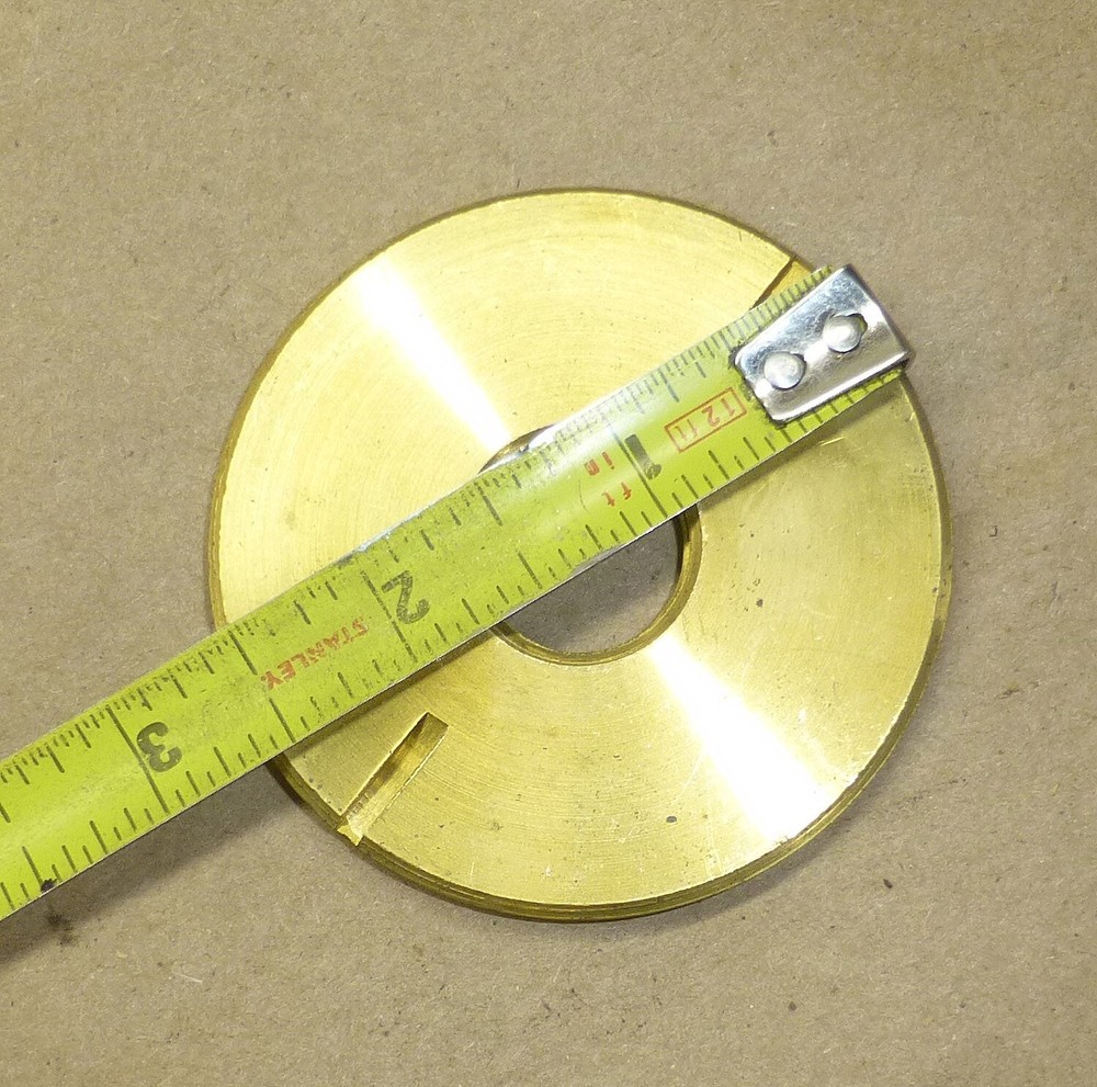 Brass Floor Plate Plug Insert Electrical Box threaded 1/2" threads