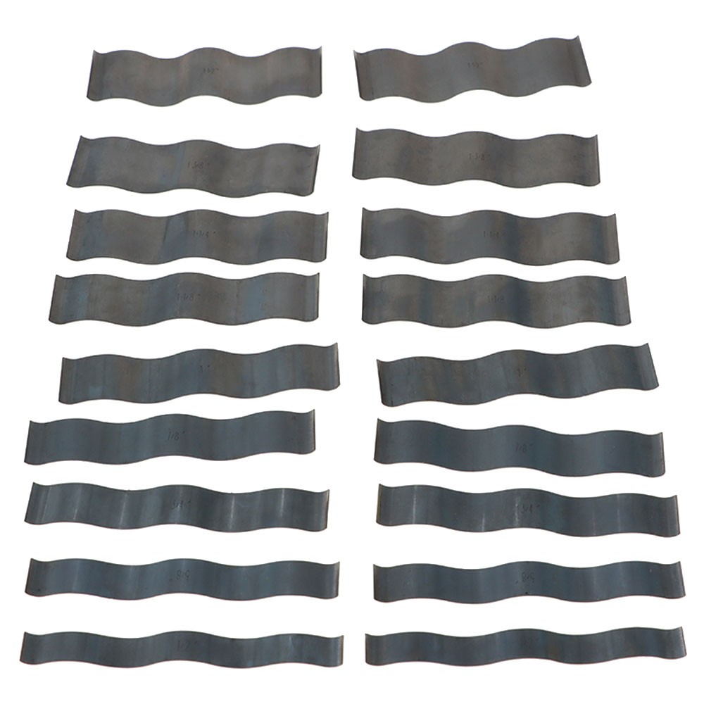 18Pcs Precise 1/8" Wavy Steel Parallel Parallels Set .0002" Hardened