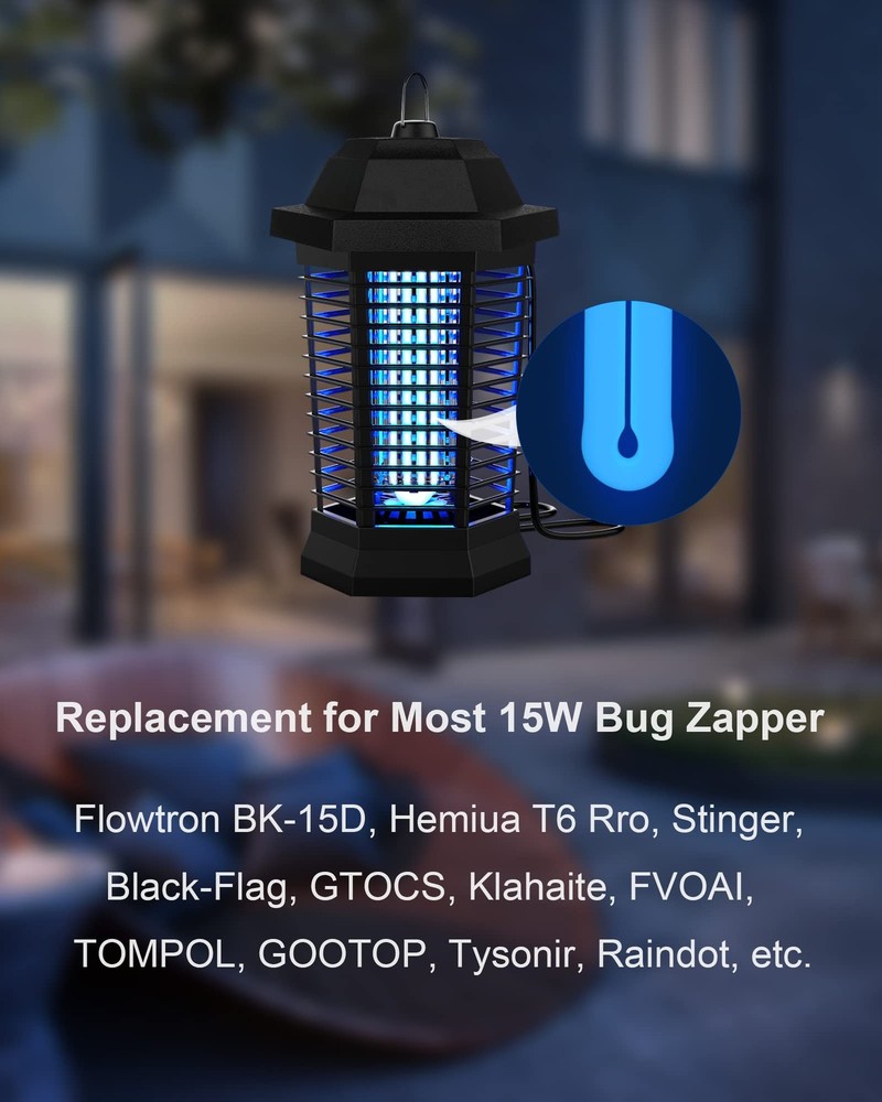 Dichroma Bug Zapper Light Bulb Replacement for 15W Bug Zapper with 4-Pin Base...