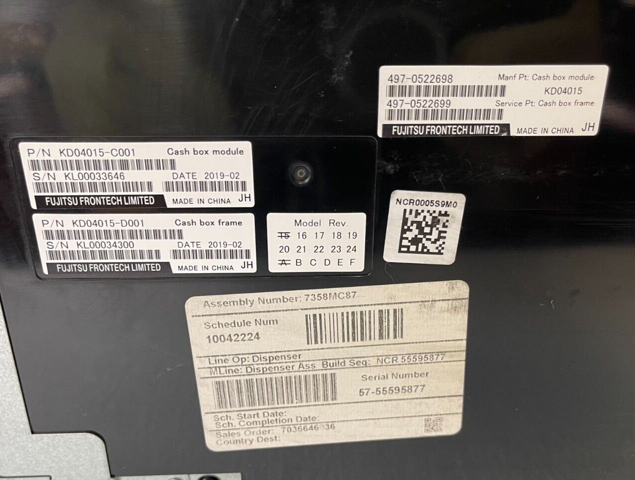 Fujitsu GSR50 Bill Recycler(Top module/Recycling ModuleX2/Cash Box/Dispenser!