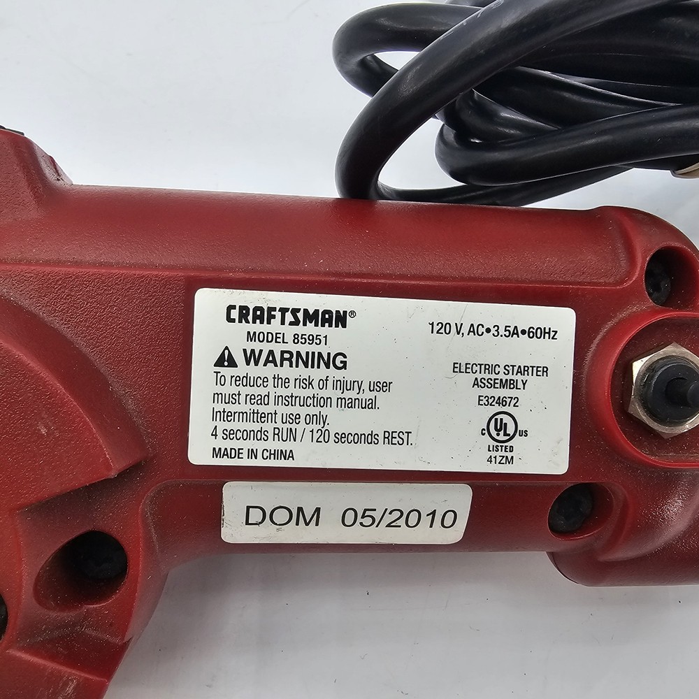 Craftsman 85951 Electric Trimmer Starter Speed Start Technology P3 EUC