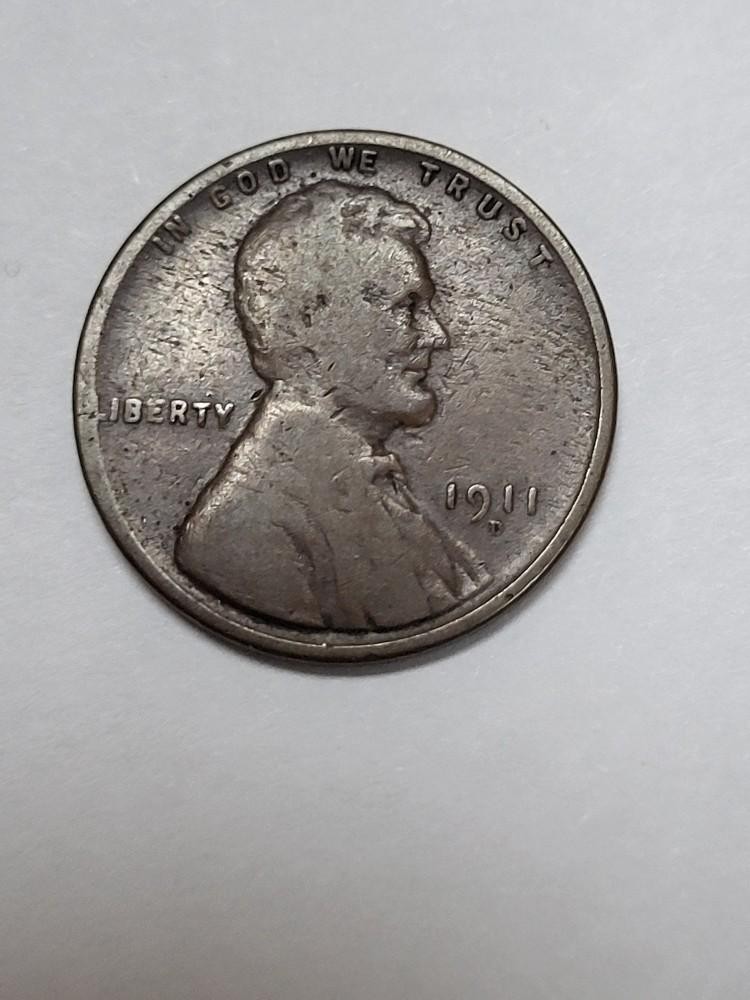 1911 D Lincoln Cent  B