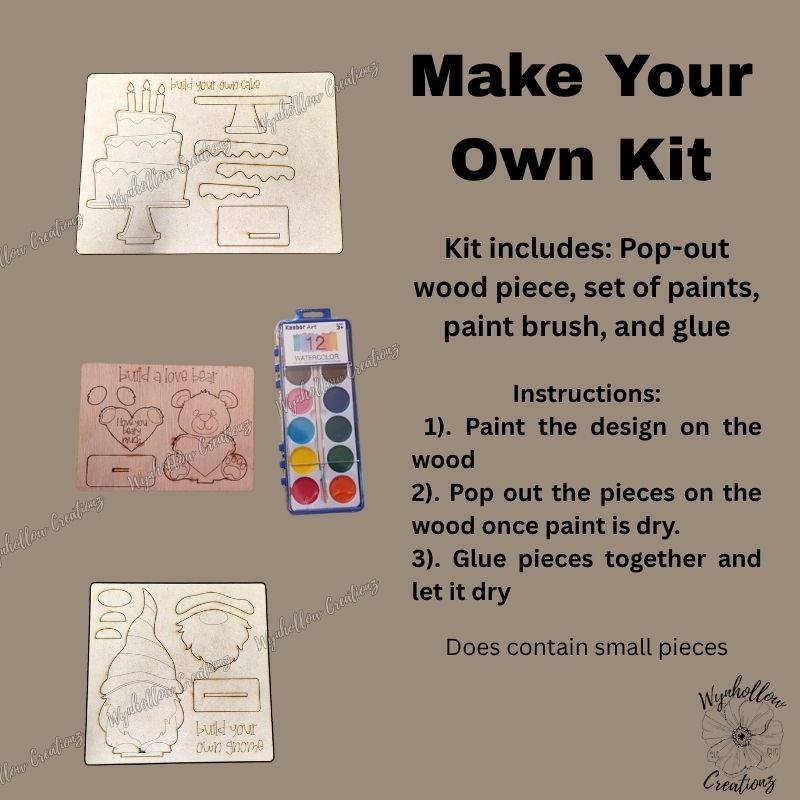 Gnome Make Your Own Pop Out Kit