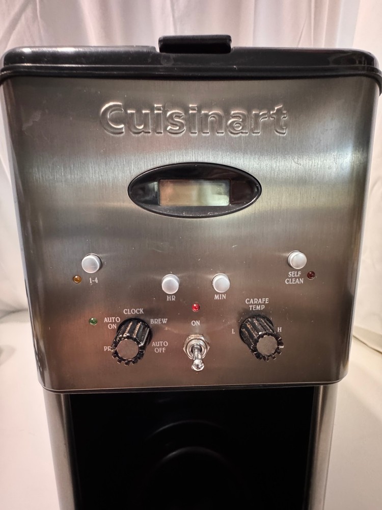 Cuisinart Coffee Maker DCC - 1200 Tested No Carafe Read 12 Cup Programable