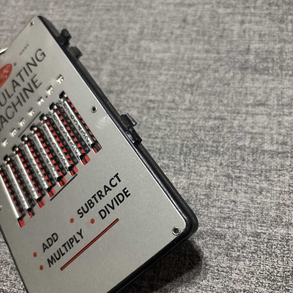 Vintage Wizard Calculating Machine Mechanical Calculator Made in Germany Math