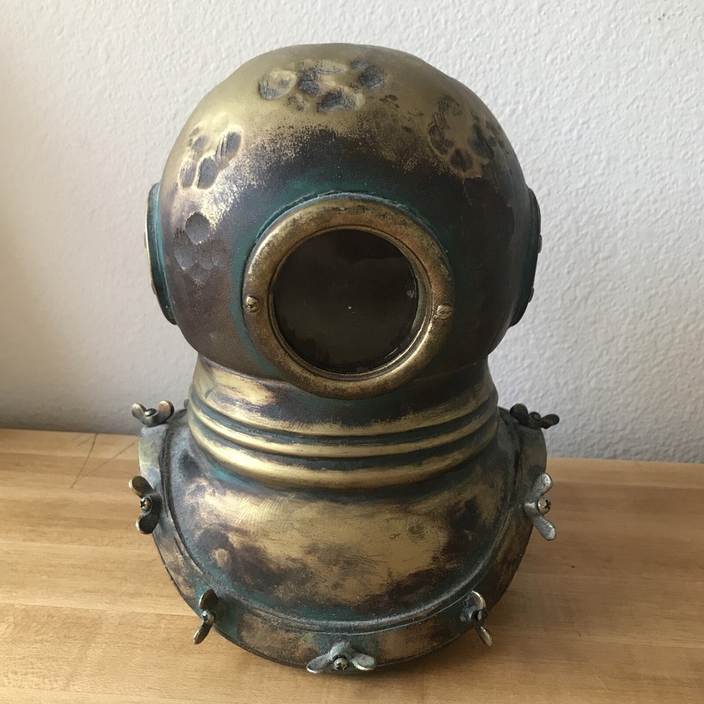 Diving Helmet Decorative 9" Tall