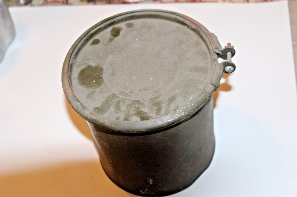 6 Inch USGI Metal Can Surplus Storage, Cache, Storage, Faraday Cage #P2