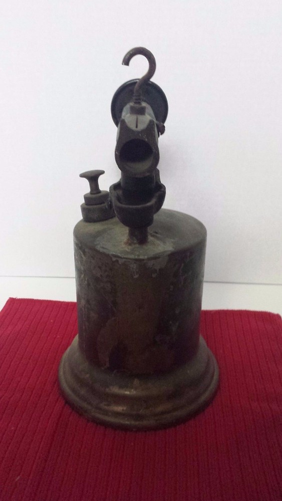 Antique brass blow torch