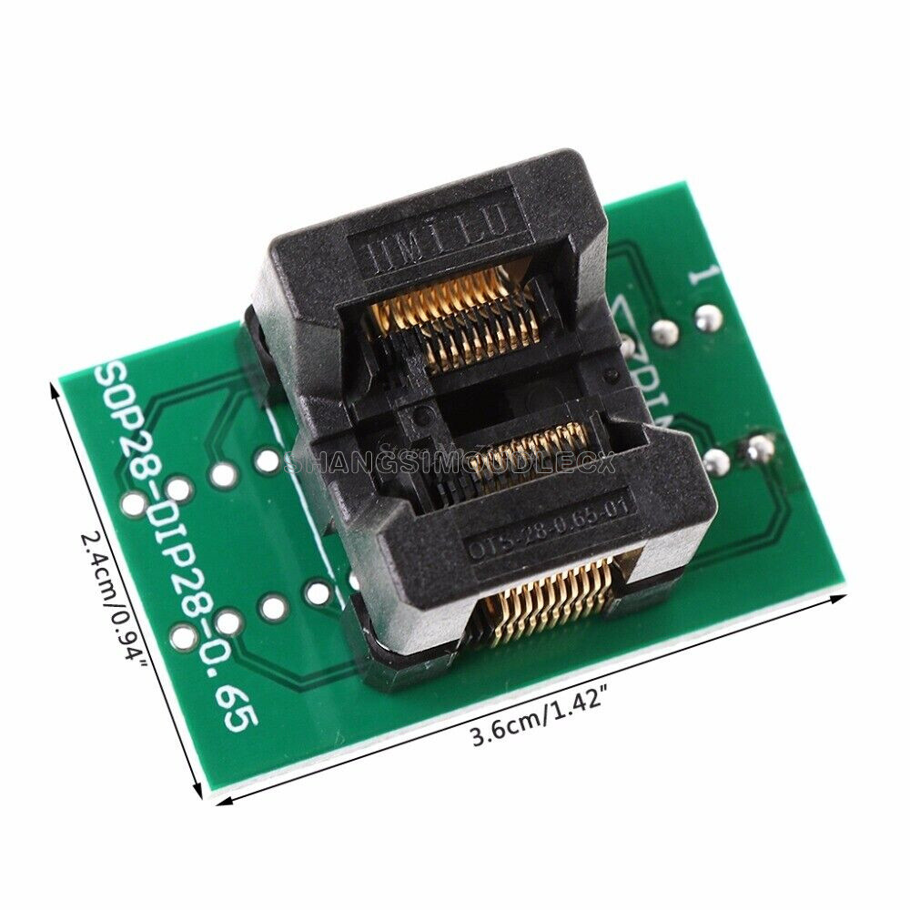 TSSOP20 Burn Block SSOP20 Chip Test Socket Programming Adapter-