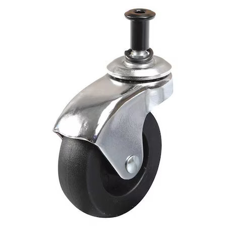 Westward 1Yeu2-Caster Caster, Black, 3 In
