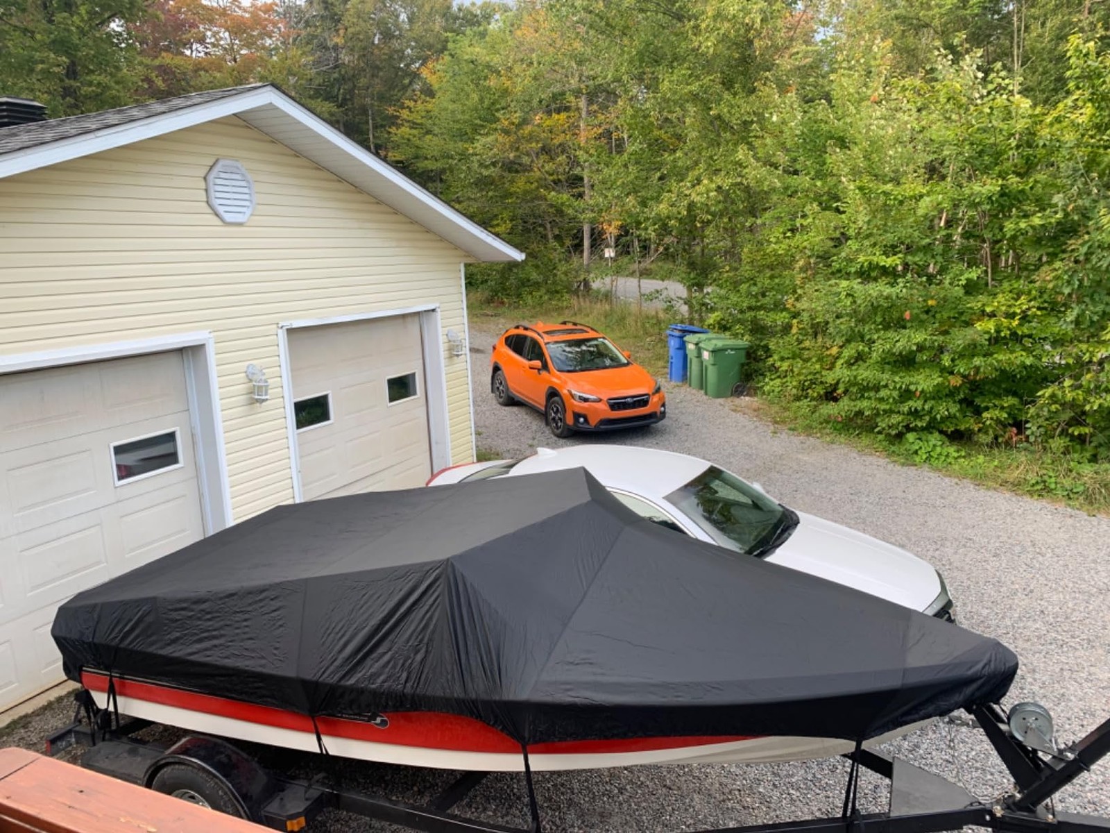 4-Color Trailerable Boat Cover Waterproof Marine Grade For V-Hull Runabout