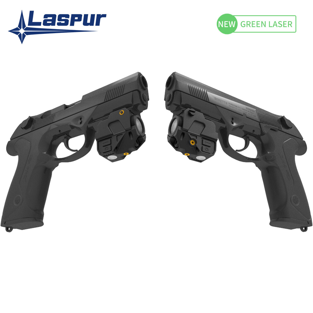Laspur Compact Green Laser Sight Flashlight Light Combo Rechargeable Battery