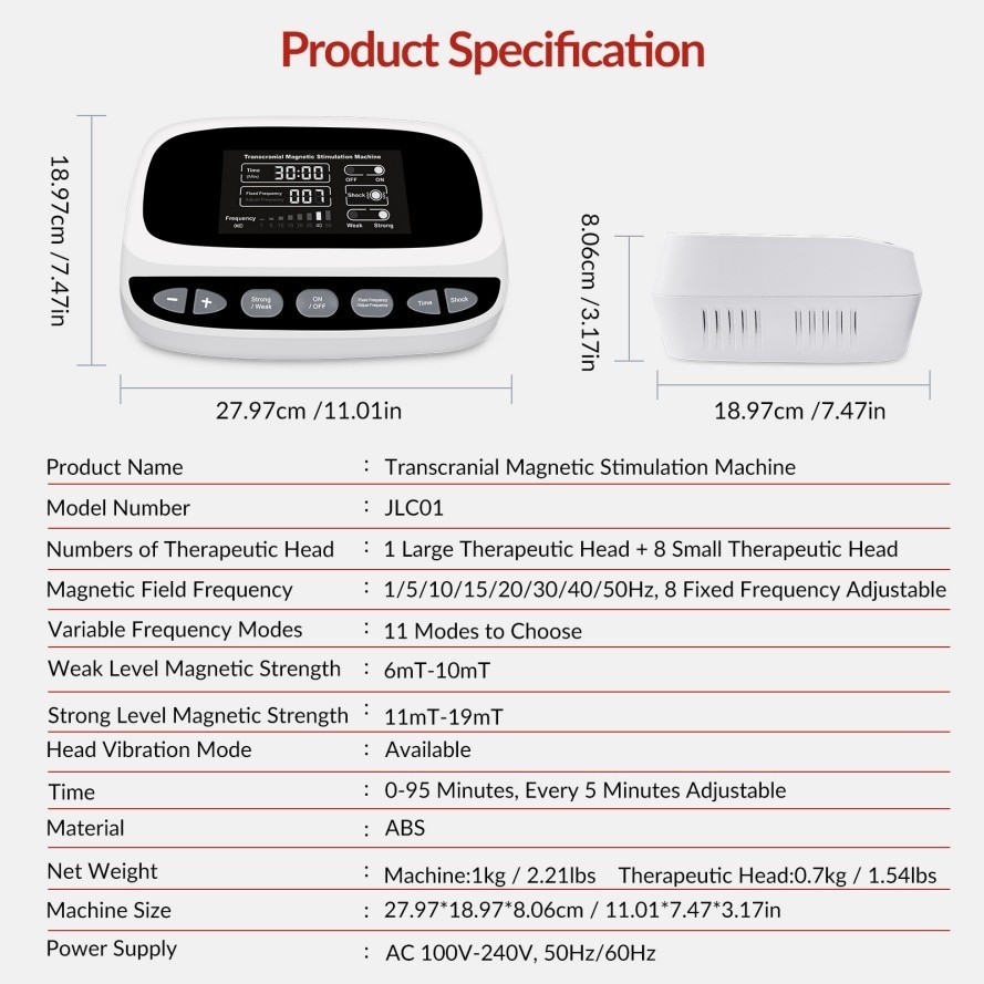 rTMS Machine Transcranial Magnetic Stimulator for Depression & Neuromodulation