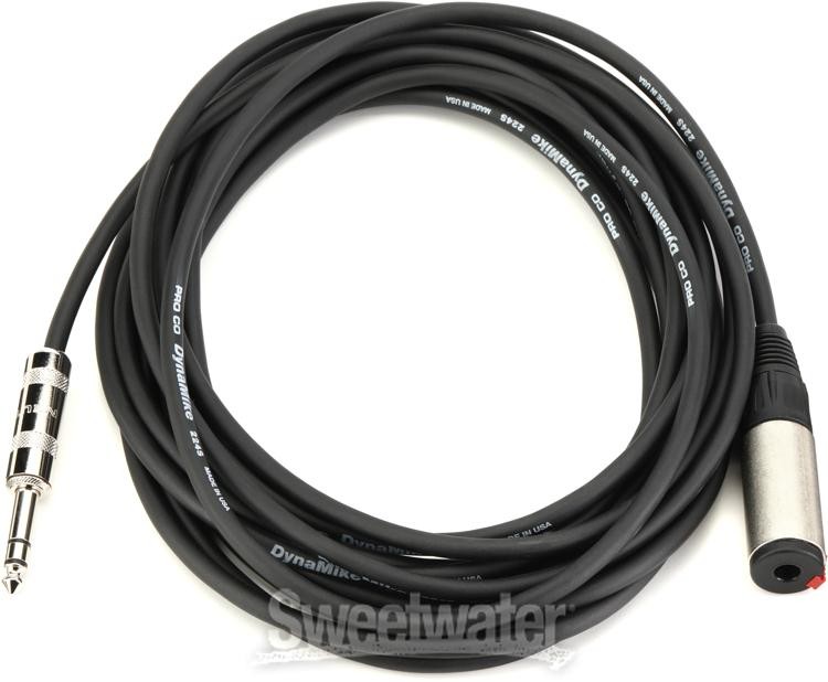 Pro Co BPBQBQF-20 Excellines Balanced Patch Cable - 20 foot