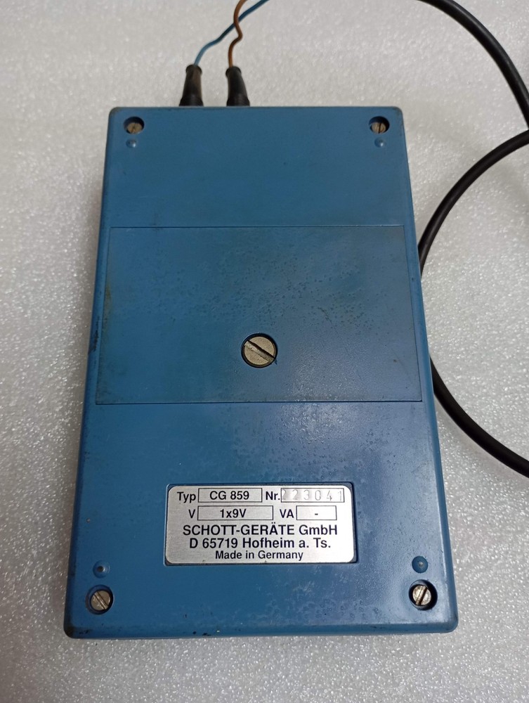 SCHOTT-GERATE TYP. CG 859 CONDUCTIVITY METER & PROBE