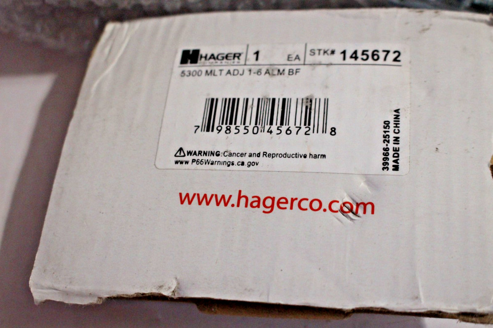 HAGER AUTOMATIC DOOR CLOSER KIT 5300 SERIES