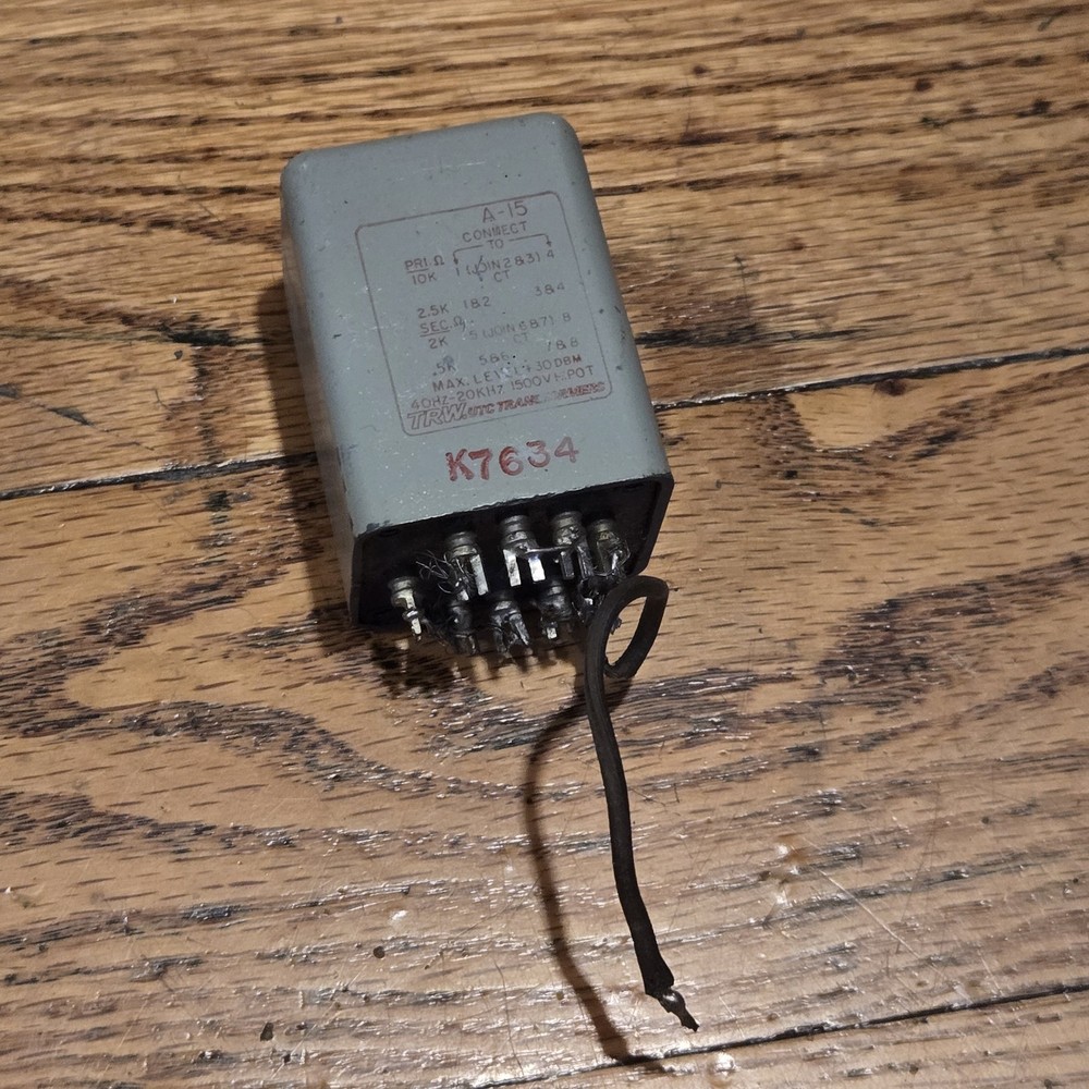 Vintage UTC A-15 Transformer