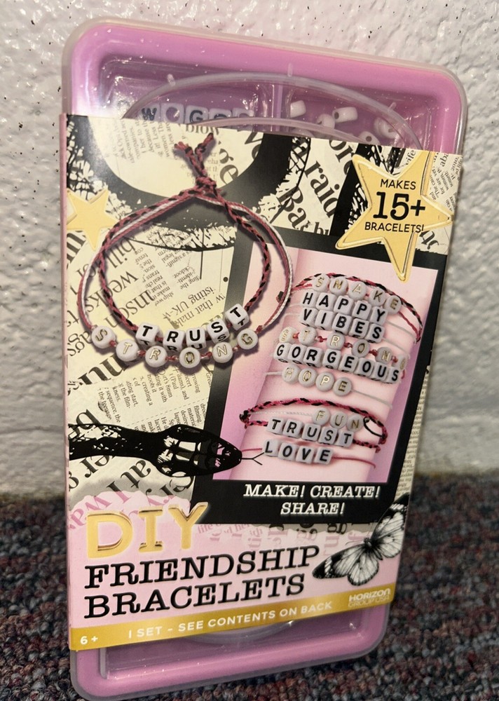 FRIENDSHIP BRACELETS KIT  MAKES 15+ NIB