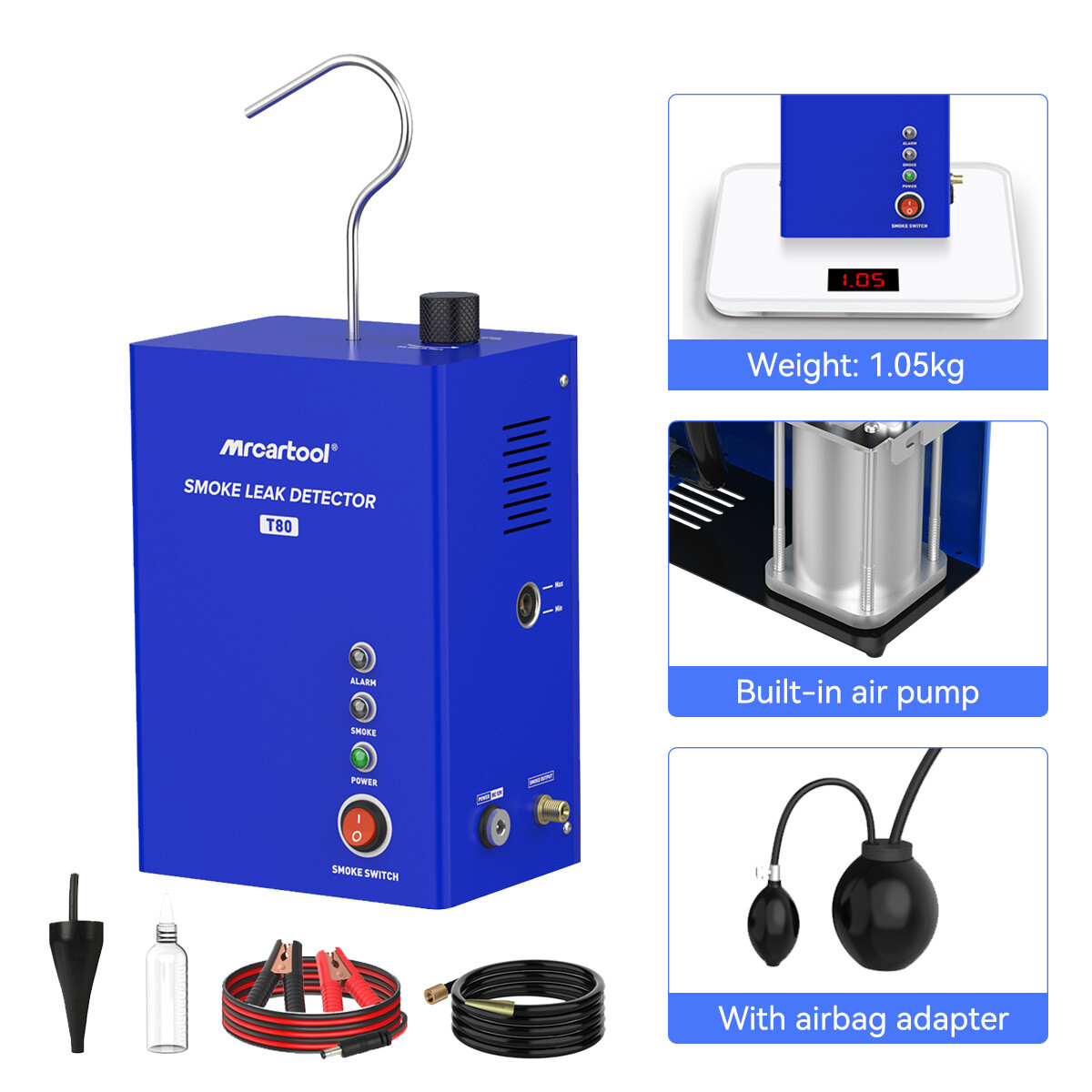 New Product🔥 EVAP Smoke Machine Automotive Leak Detector Car Diagnostic Tester