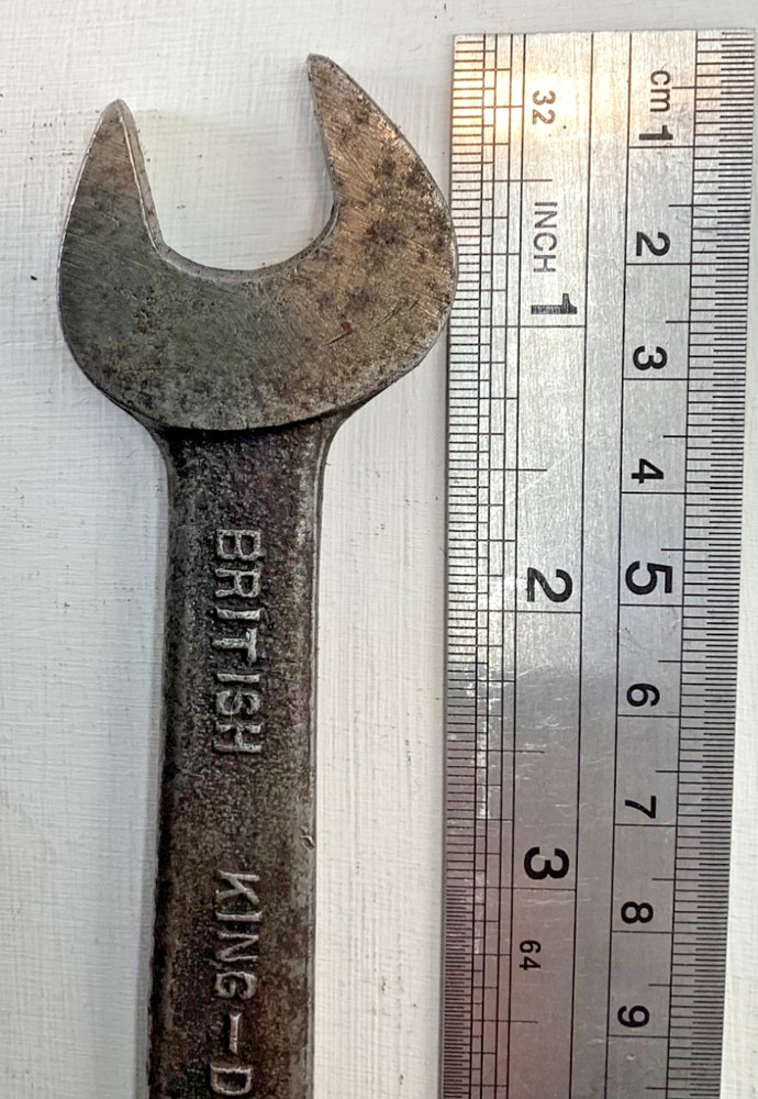 King Dick Double Open End Spanner 3/8w - 5/16w British Made ER