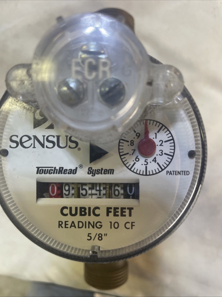 Sensus 5/8 Water Meter Touch Read Display ( Cleaned And Tested).
